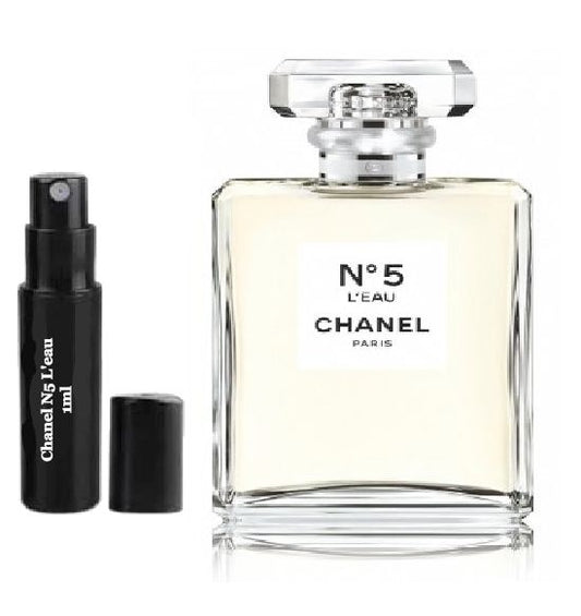 Chanel N5 L'eau parfumstaaltjes
