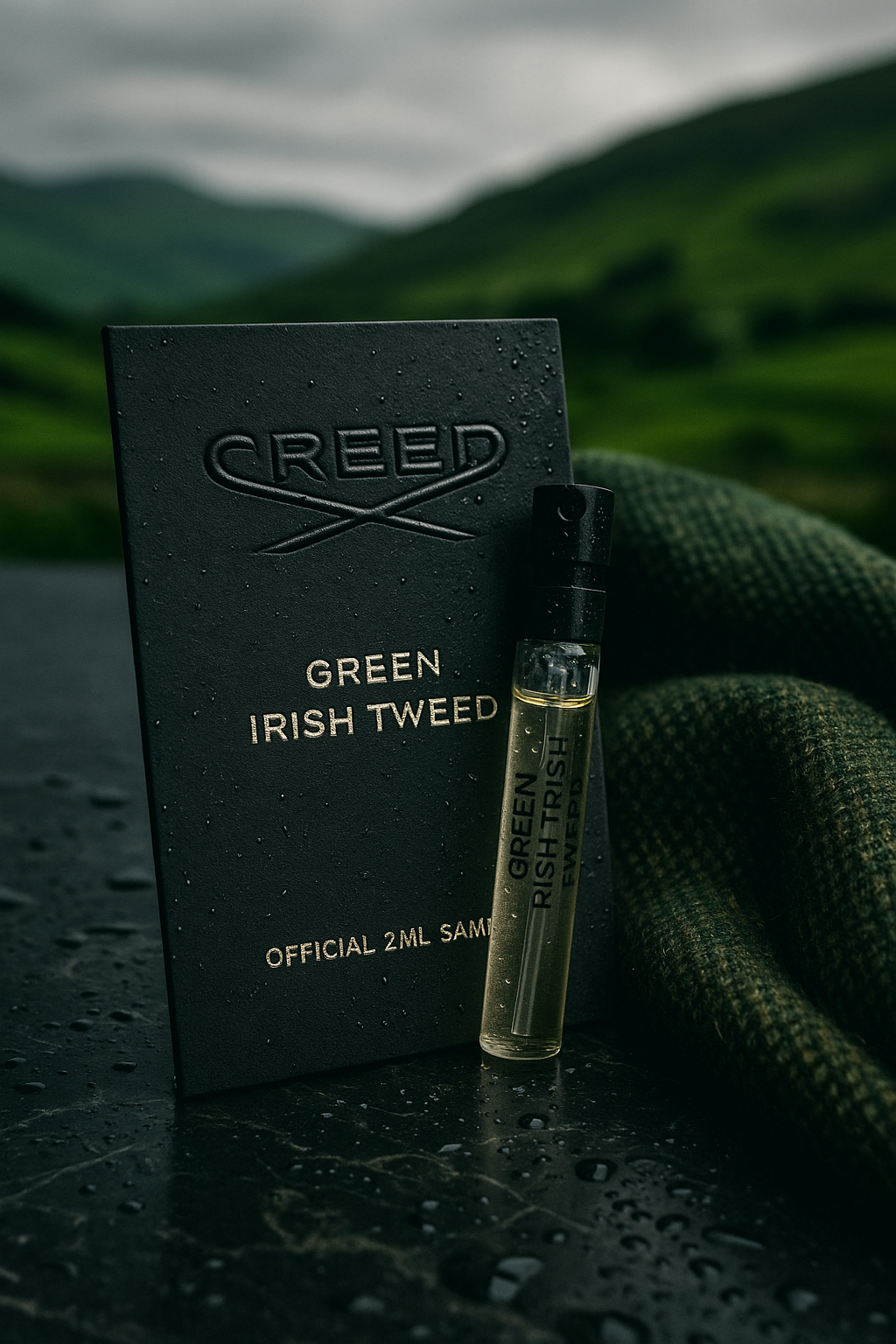 Creed Groene Ierse Tweed edp 2,5 ml 0,08 fl. oz. oz. officieel parfummonster Creed Groene Ierse Tweed edp 2,5 ml 0,08 fl. oz. oz. officieel parfummonster