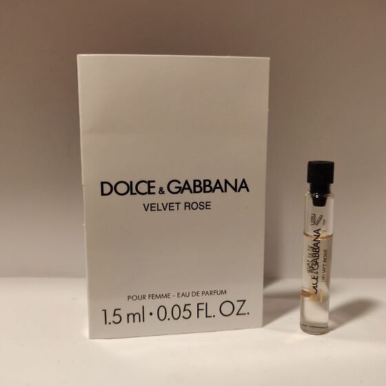 Dolce & Gabbana VELVET Rose 1.5 ml 0,05 fl oz officieel parfumstaaltje