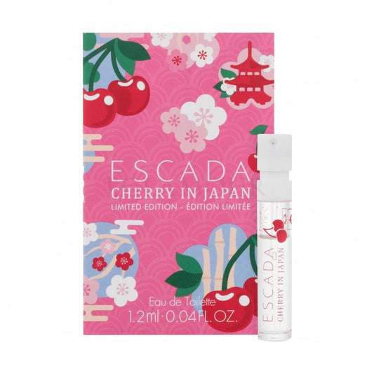 Escada Cherry in Japan limited edition 1.2 ml 0,04 fl oz official parfumstaaltjes