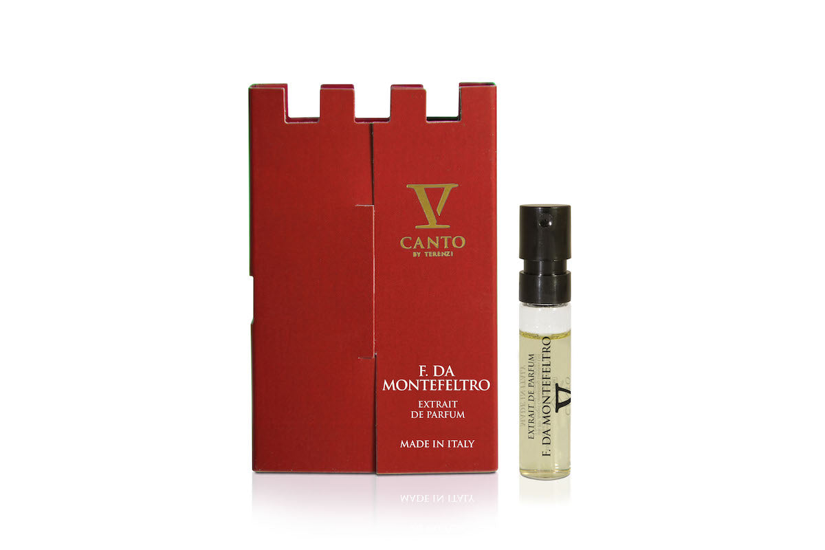 F. da Montefeltro by V Canto 1.5 ml 0,05 fl oz official parfumstaaltjes
