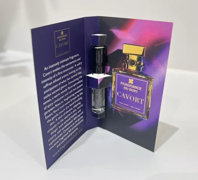 Fragrance Du Bois Cavort 1,5 ml 0,05 fl. oz. oz. officiële parfummonster parfumtester Fragrance Du Bois Cavort 1,5 ml 0,05 fl. oz. oz. officiële parfummonster parfumtester
