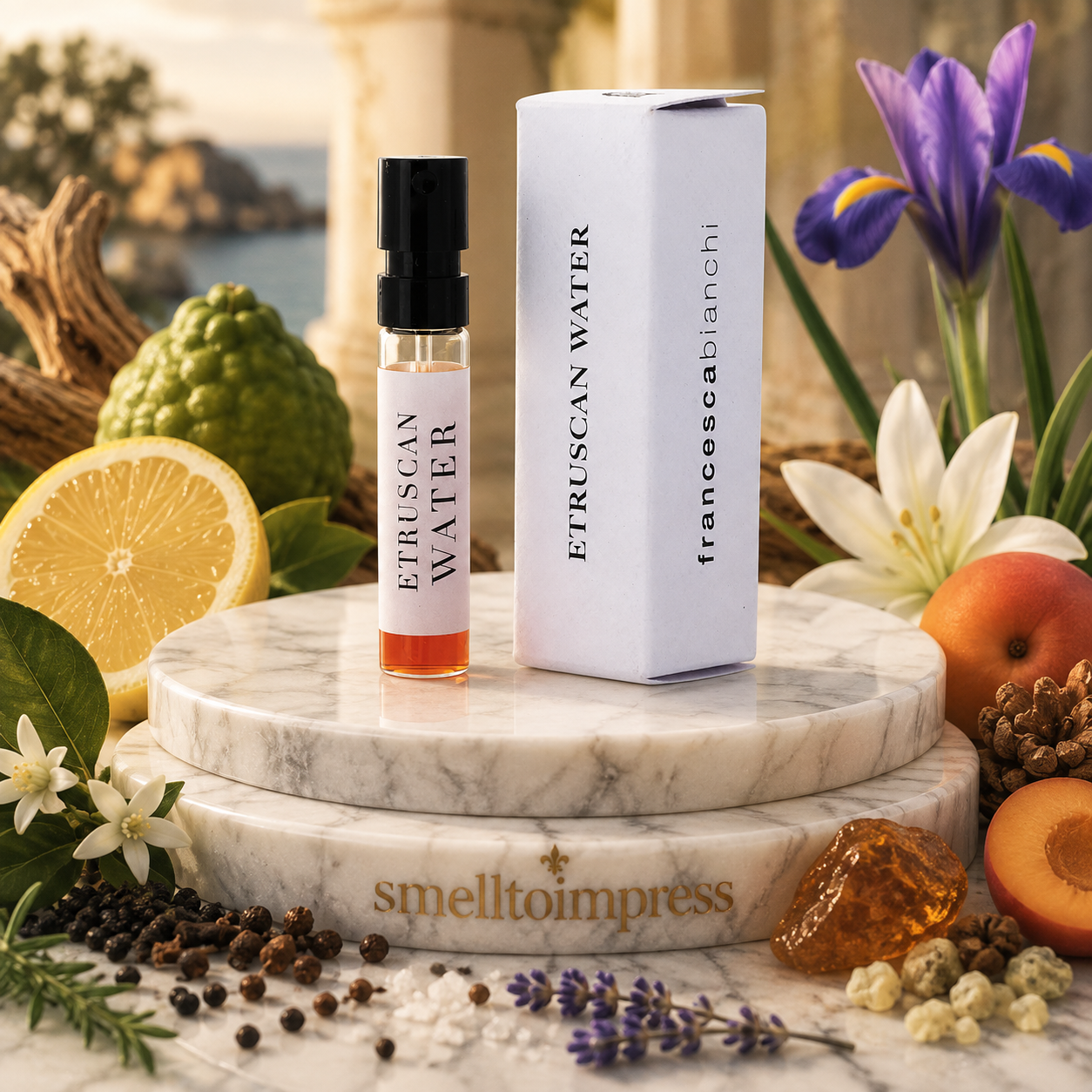 afbeelding van Francesca Bianchi Etruscan Water officieel parfummonster 1,5 ml 0,07 fl. oz