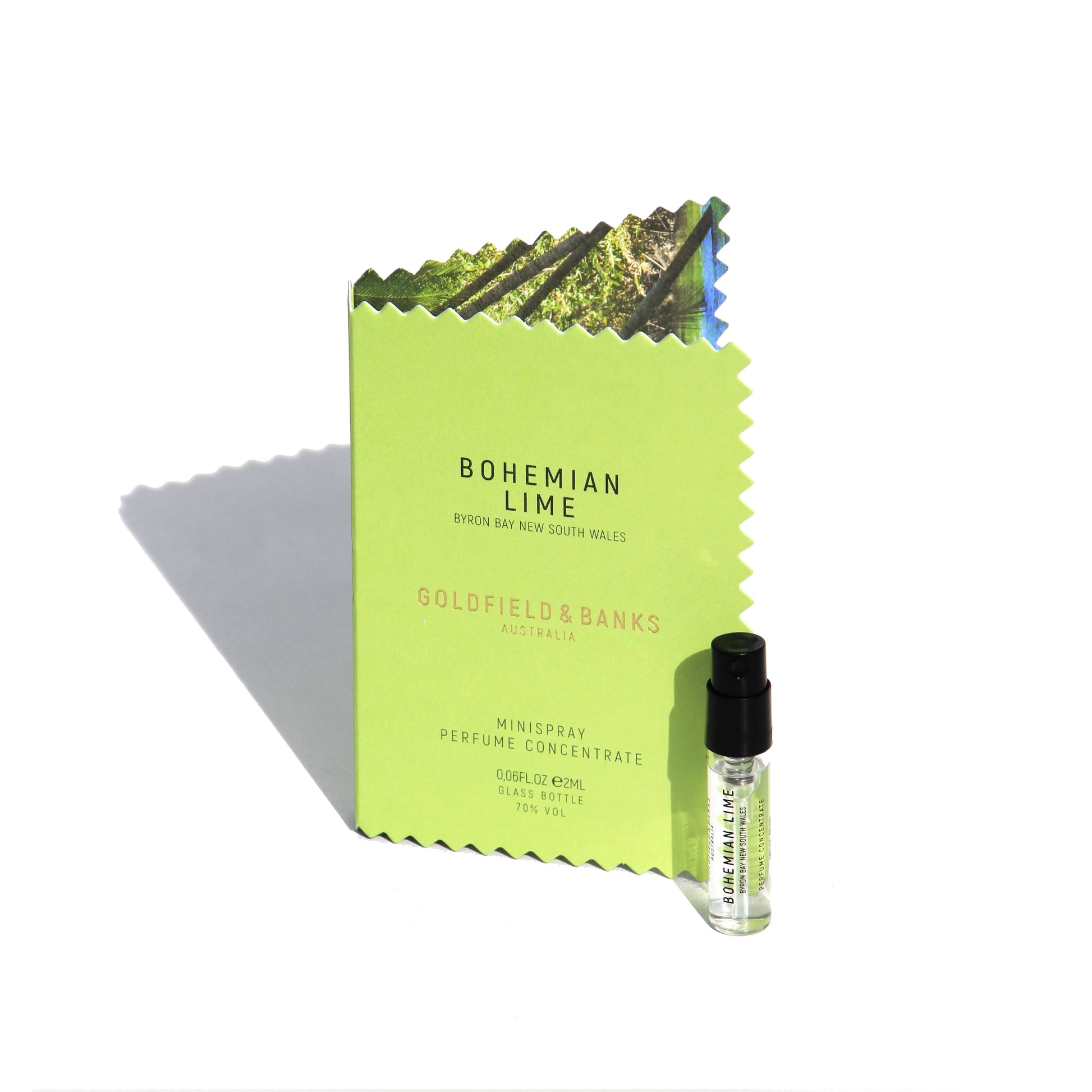 Goldfield and Banks Australia Bohemian Lime 2 ml 0,06 fl oz officieel parfumstaaltje
