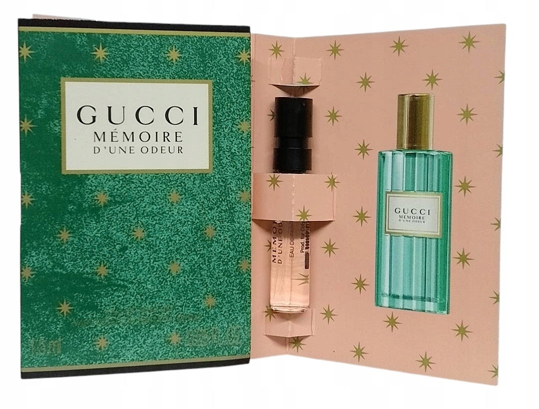 Gucci Memoire d' Une Odeur door Gucci Parfums officiële parfumstalen 1.5ml 0.05 fl. oz. beëindigde geur Gucci Memoire d' Une Odeur door Gucci Parfums officiële parfumstalen 1.5ml 0.05 fl. oz. beëindigde geur