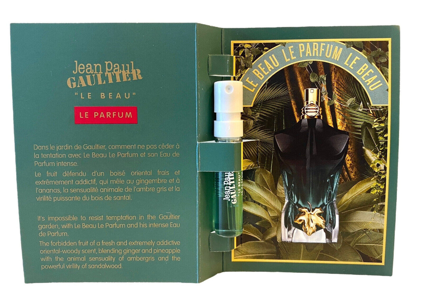 Jean Paul Gaultier Le Beau Le Parfum Intense officieel parfumstaaltje