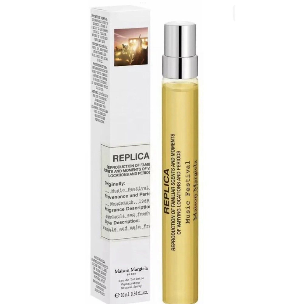 Maison Margiela Replica Music Festival 10 ml official travel size parfumstaaltje
