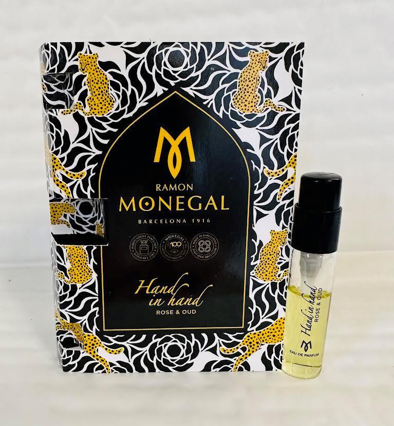 Ramon Monegal Hand in Hand Rose & Oud officieel parfumstaaltje 2 ml 0,06 fl oz perfume tester