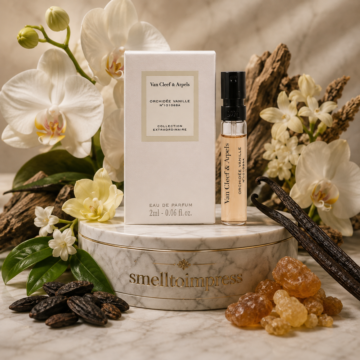 afbeelding van Van Cleef & Arpels Orchidée Vanille officieel parfummonster 2 ml 0,06 fl. oz geurtester