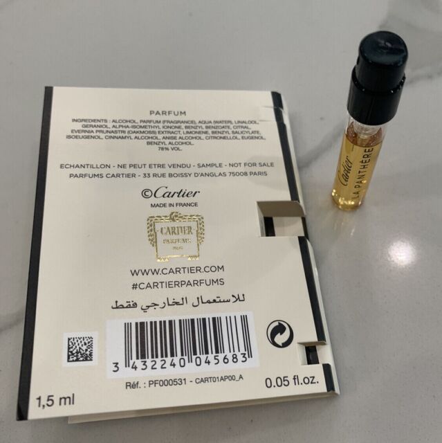 Cartier La Panthere parfumstaaltje