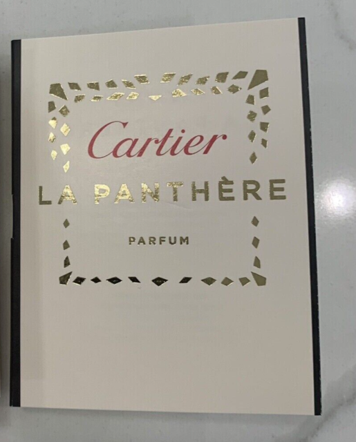 Cartier La Panthere 1.5 ml 0,05 fl oz official fragrance staaltje