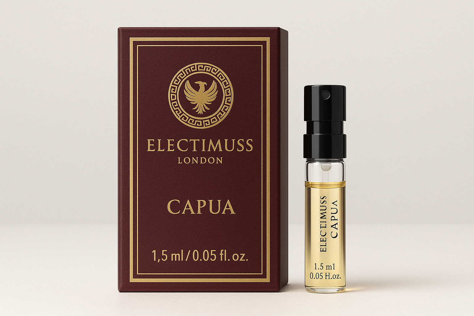 Electimuss London Capua 1.5ml 0.05 fl. oz. official perfume sample Electimuss London Capua 1.5ml 0.05 fl. oz. official perfume sample