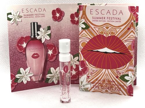 Escada Summer Festival limited edition 1.2 ml 0,04 fl oz official parfumstaaltjes