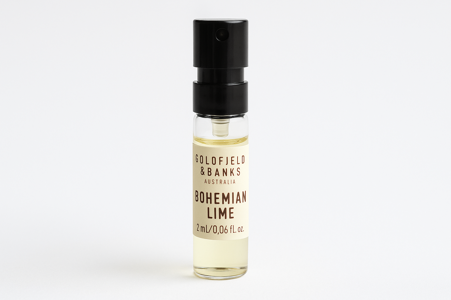 Goldfield and Banks Australia Bohemian Lime 2ml 0.06 fl. oz. officieel parfummonster Goldfield and Banks Australia Bohemian Lime 2ml 0.06 fl. oz. officieel parfummonster