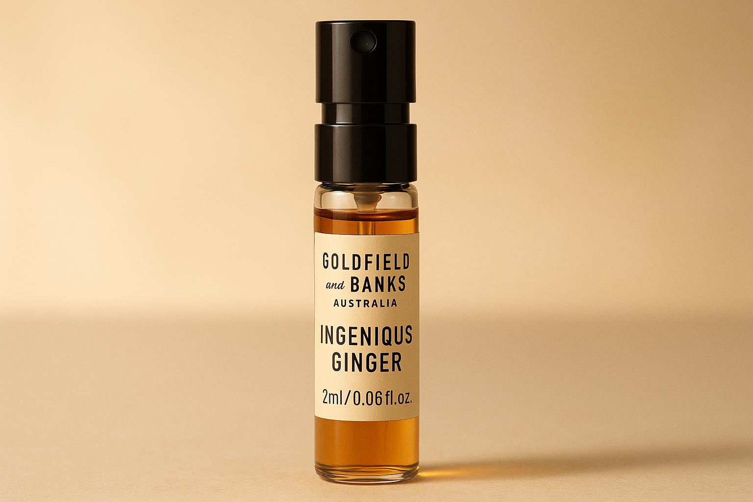 Goldfield and Banks Australia Ingenious Ginger 2ml 0.06 fl. oz. officieel parfummonster Goldfield and Banks Australia Ingenious Ginger 2ml 0.06 fl. oz. officieel parfummonster