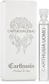 official Carthusia parfumstaaltje Carthusia Uomo size 2 ml 0,06 oz.