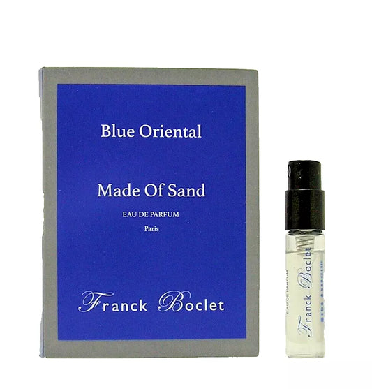 officieel parfumstaaltje of Franck Boclet Made Of Sand 1.5 ml 0,54 o.z.