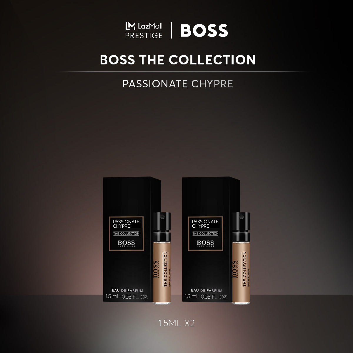 officieel parfummonster van Hugo Boss The Collection Passionate Chypre 1,5 ml 0,05 fl. oz. officieel parfummonster van Hugo Boss The Collection Passionate Chypre 1,5 ml 0,05 fl. oz.