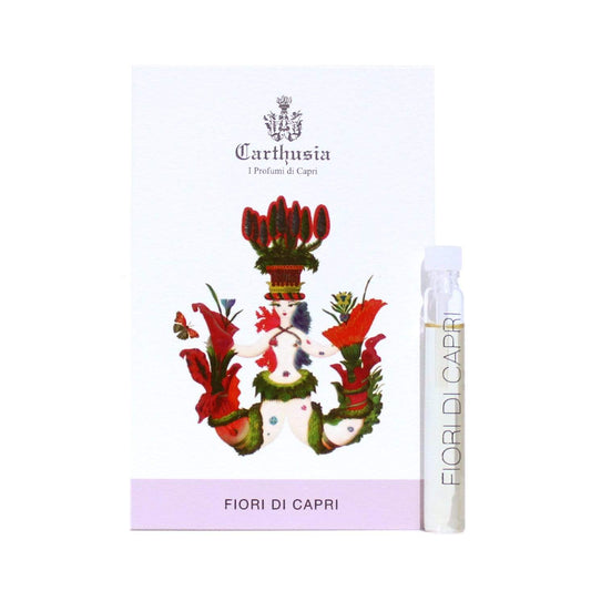 officieel parfumstaaltje of Carthusia Fiori di Capri size 2 ml 0,06 oz.