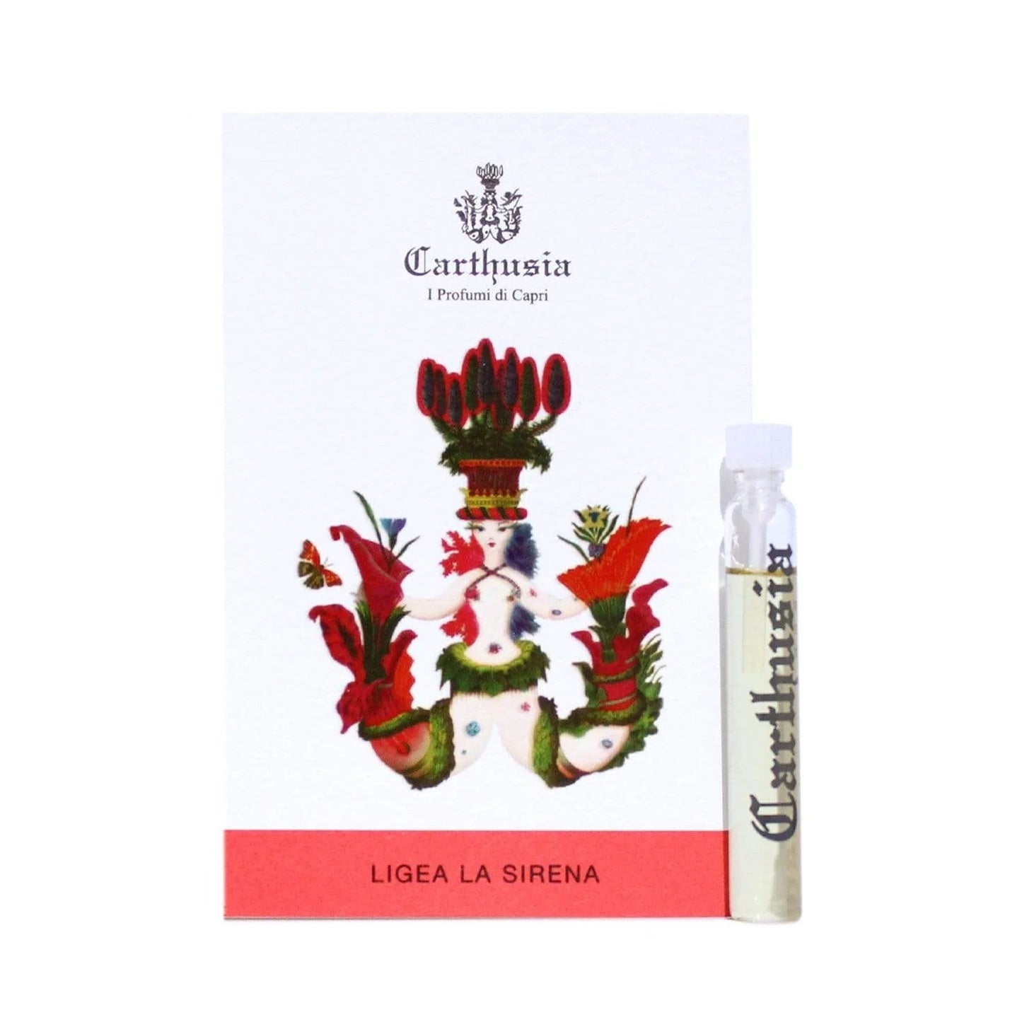 officieel parfumstaaltje of Carthusia Ligea La Sirena size 2 ml 0,06 oz.