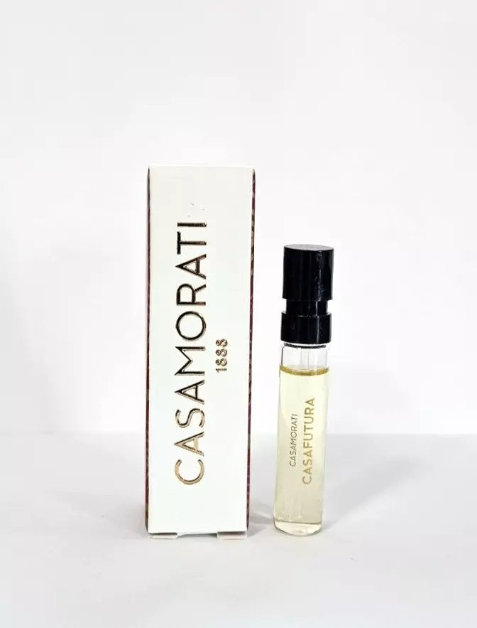 officieel parfumstaaltje of Casamorati Casafutura fragrance 2 ml 0,06 fl oz