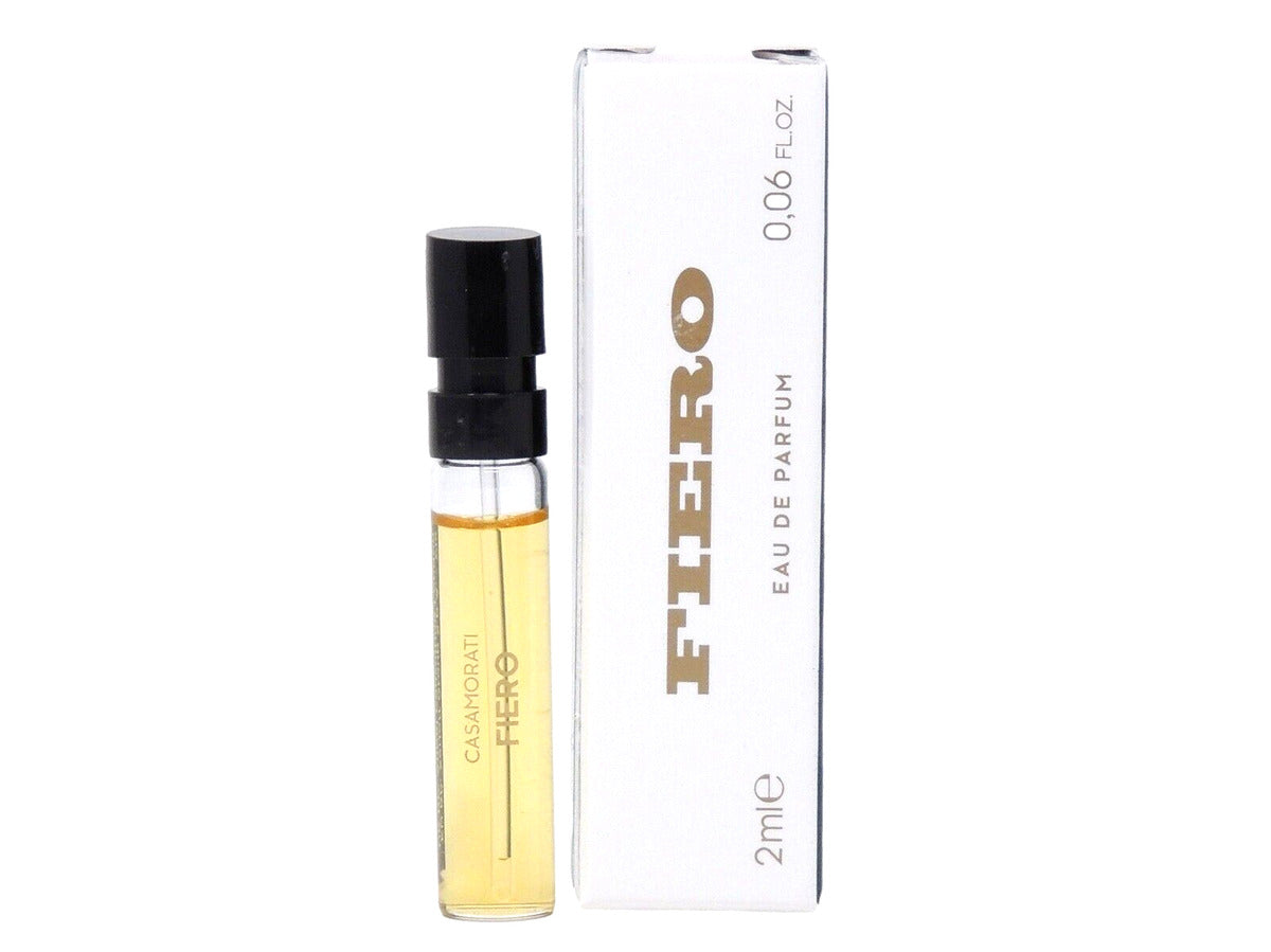 officieel parfumstaaltje of Casamorati Fiero fragrance 2 ml 0,06 fl oz