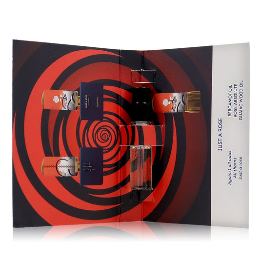 officieel parfumstaaltje of Floraiku Just a Rose fragrance 1.5 ml 0,05 fl oz