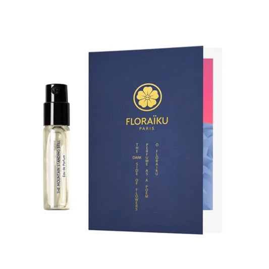 officieel parfumstaaltje of Floraiku The Mountain Standing Still fragrance 1.5 ml 0,05 fl oz