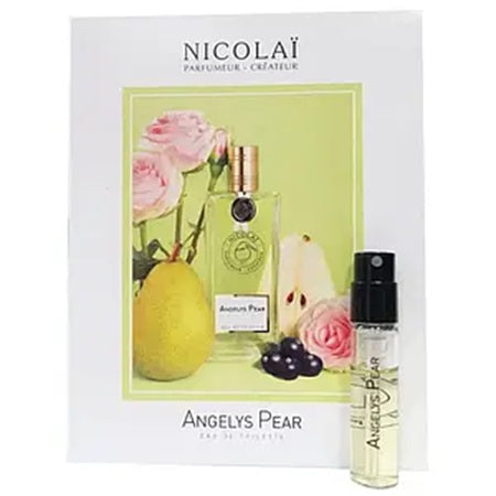official parfumstaaltjes of Nicolai Angelys Pear fragrance 1.8 ml 0,07 oz.