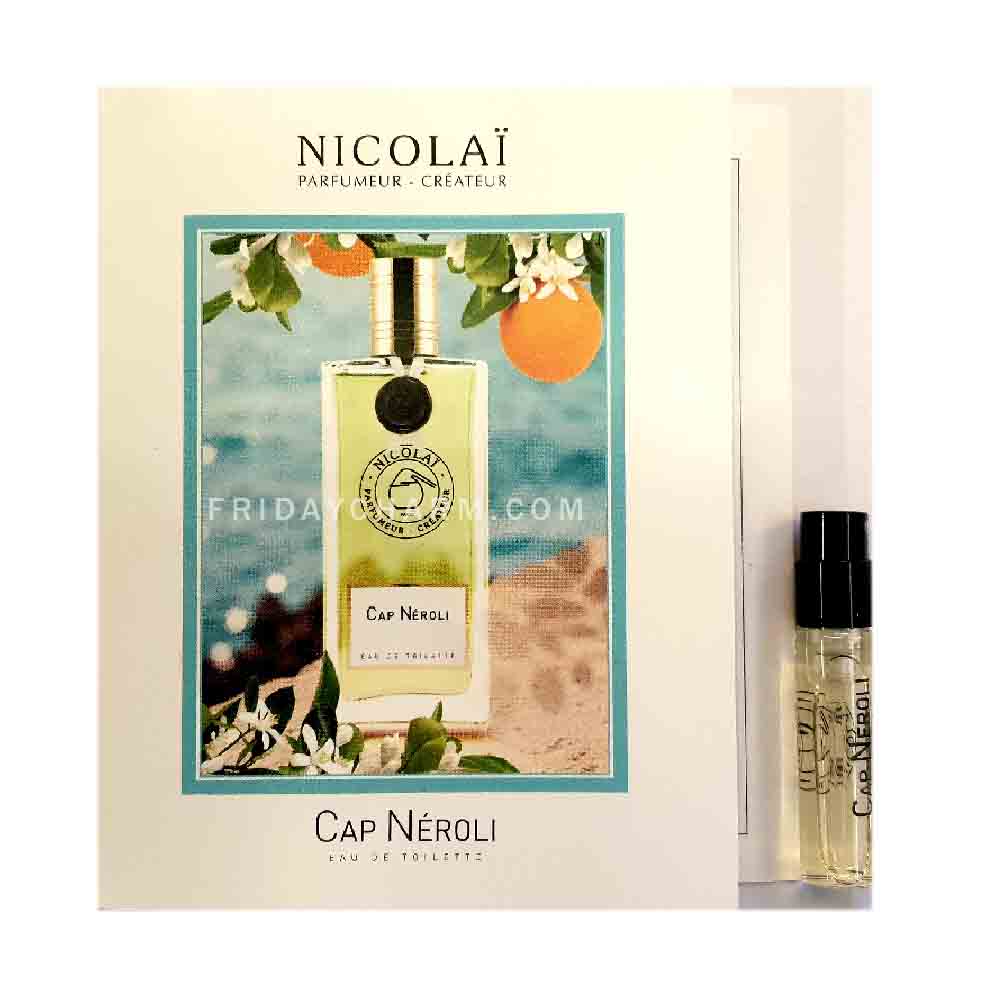 official parfumstaaltjes of Nicolai Cap Neroli fragrance 1.8 ml 0,07 oz.