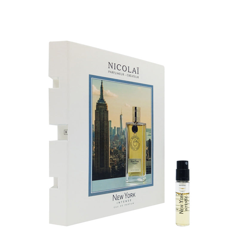 official parfumstaaltjes of Nicolai New York fragrance 1.8 ml 0,07 oz.
