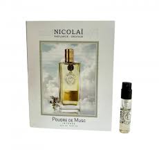 official parfumstaaltjes of Nicolai Poudre de Musc fragrance 1.8 ml 0,07 oz.