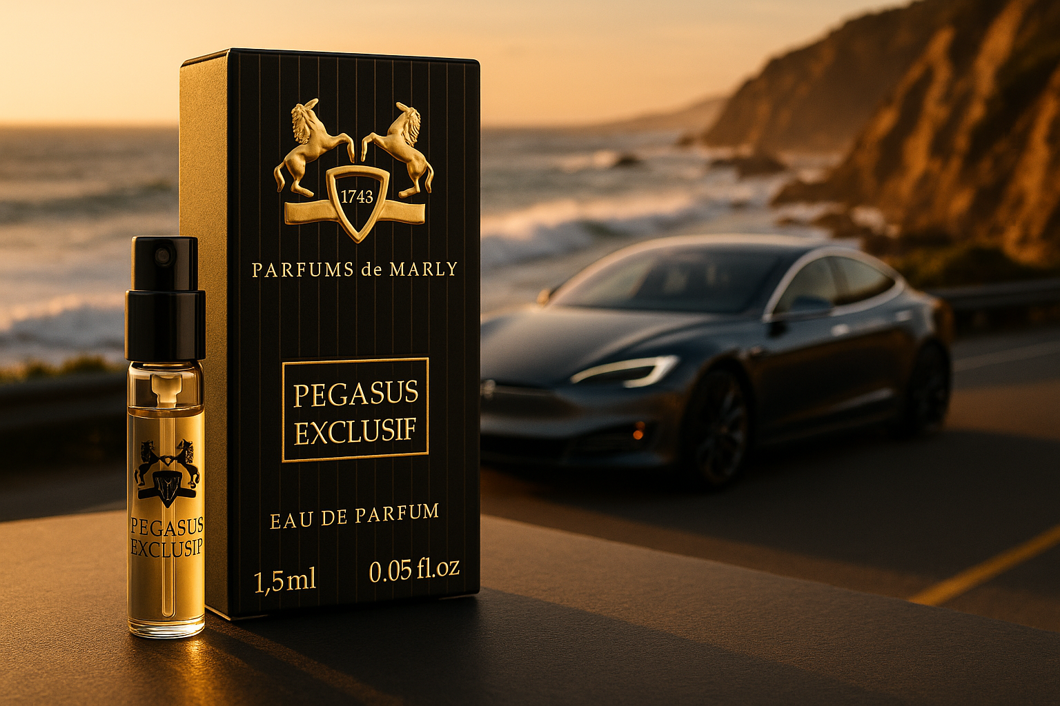 Parfums De Marly Pegasus Exclusif officieel parfumstaaltje 1.5 ml 0,05 fl oz perfume tester