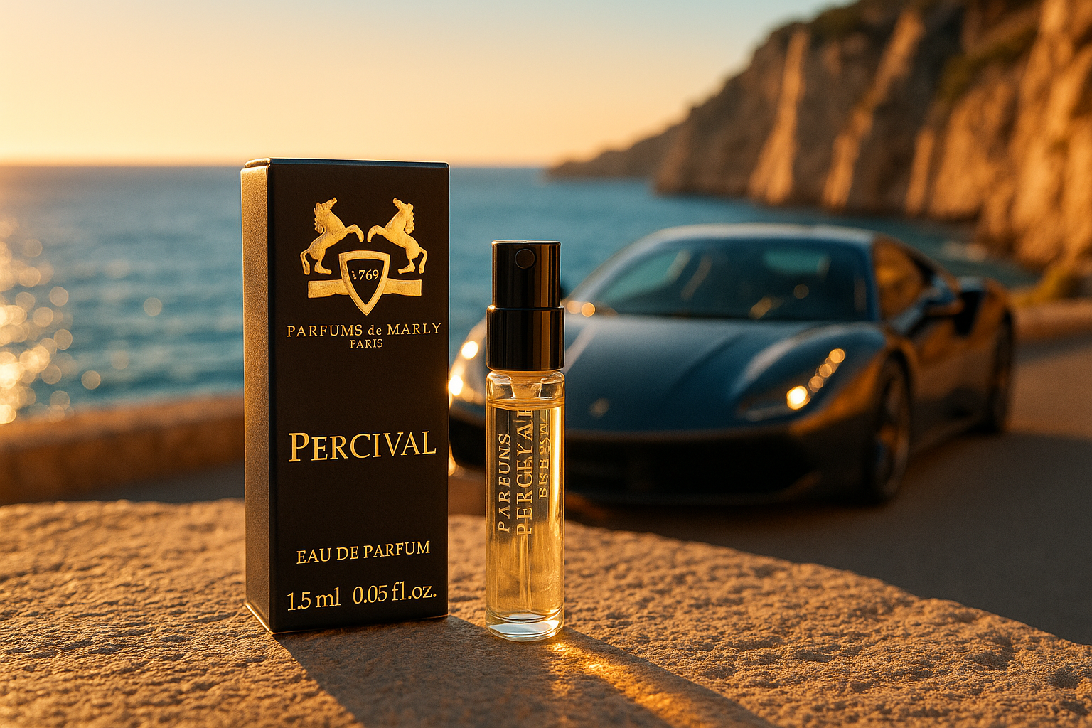 Parfums De Marly Percival officieel geurmonster 1,5 ml 0,05 fl. oz Parfums De Marly Percival officieel geurmonster 1,5 ml 0,05 fl. oz