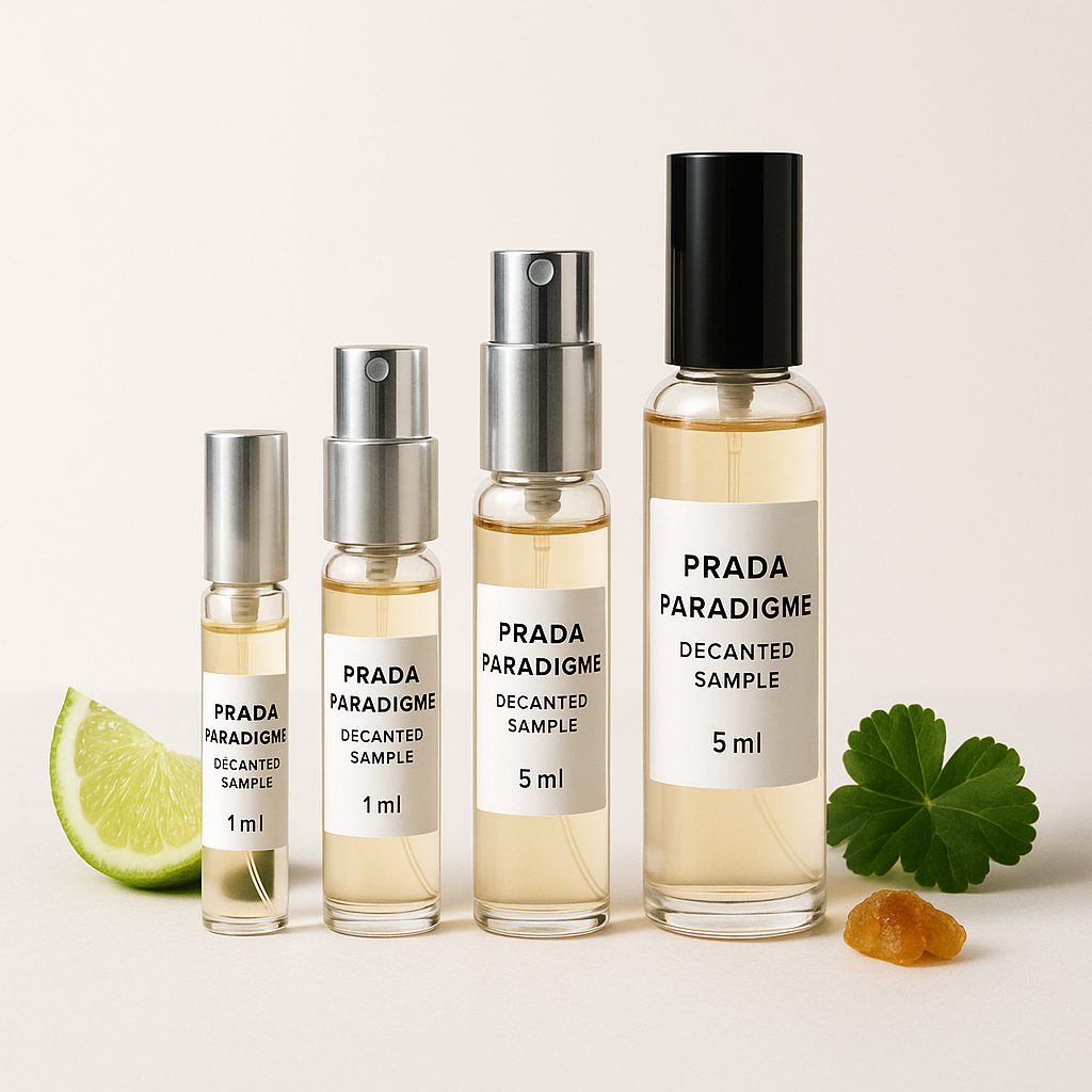 Prada Paradigme parfumstalen
