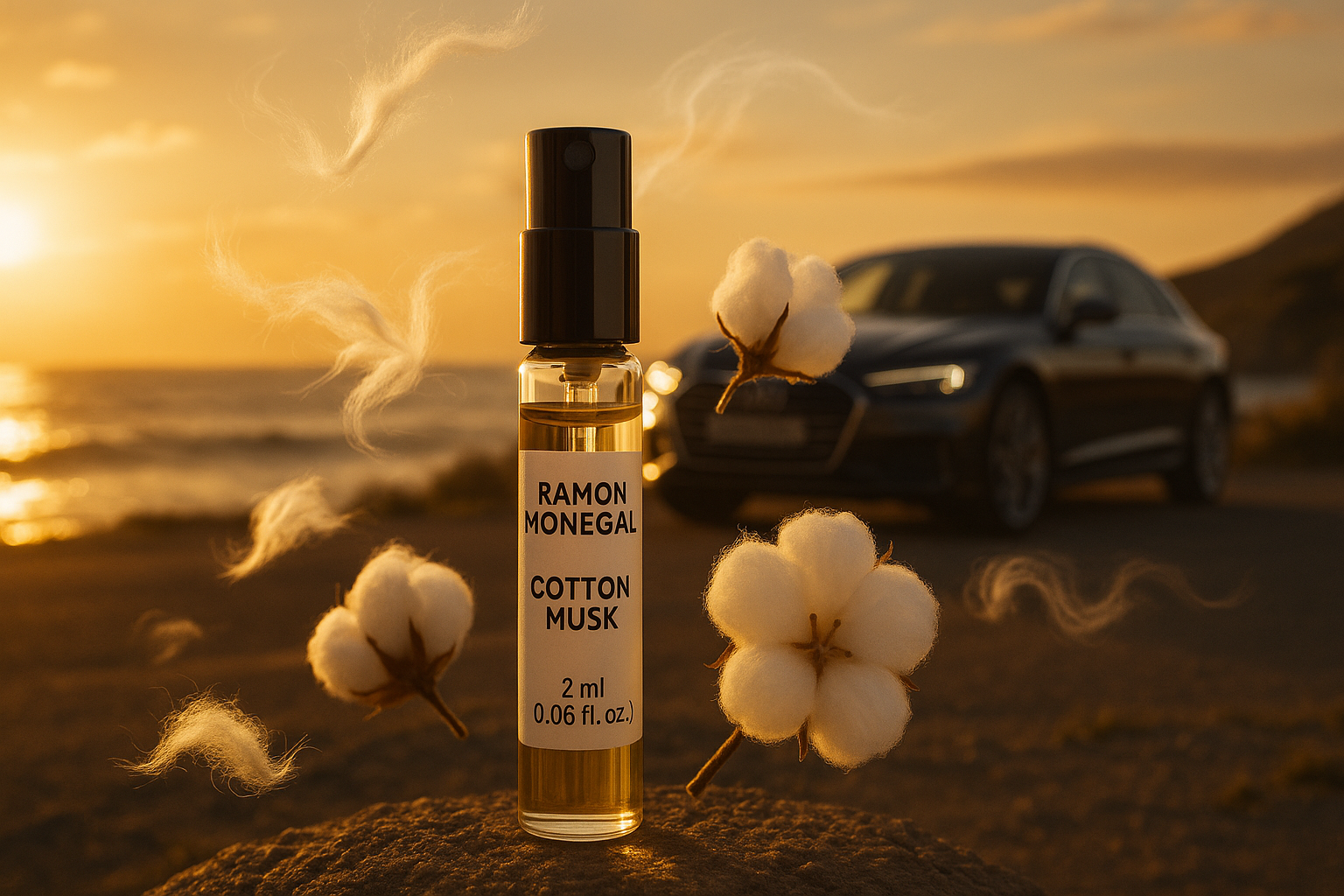 Ramon Monegal Cotton Musk officieel parfummonster 2ml 0,06 fl.o.z. parfum tester Ramon Monegal Cotton Musk officieel parfummonster 2ml 0,06 fl.o.z. parfum tester