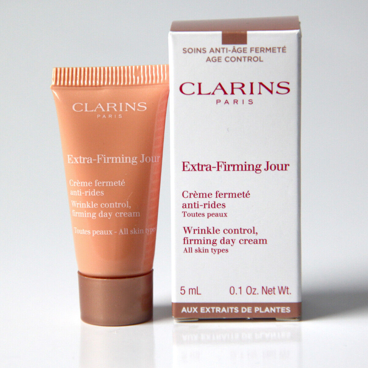 Clarins Extra-Firming Jour Mini skincare staaltje 5 ml 0,1 oz. All skin types
