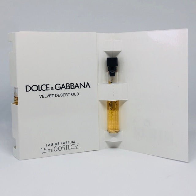 Velvet Desert Oud By Dolce & Gabbana 1.5 ml 0,05 fl oz officieel parfumstaaltje