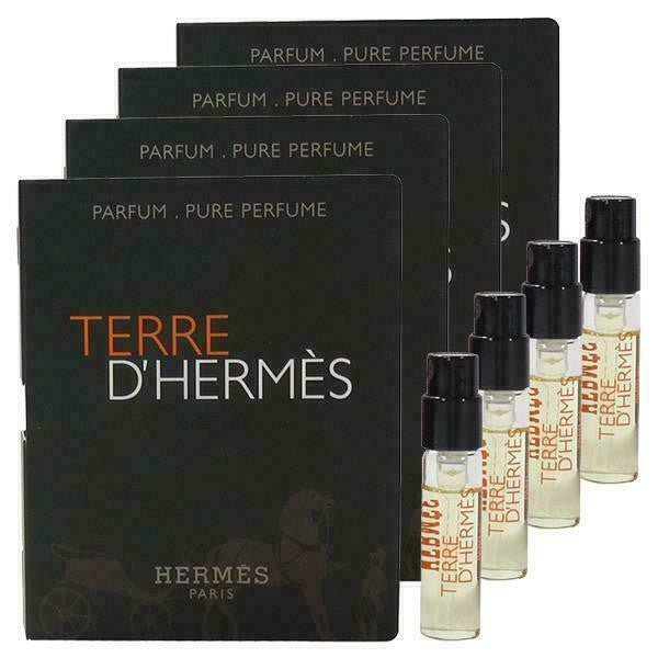 Hermes Terre D'Hermes Parfum Pure Perfume 2 ml/0,06fl oz official fragrance staaltjes