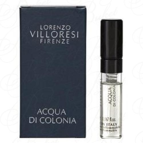 Lorenzo Villoresi Firenze Acqua Di Colonia official fragrance staaltje 2 ml 0,06 fl oz