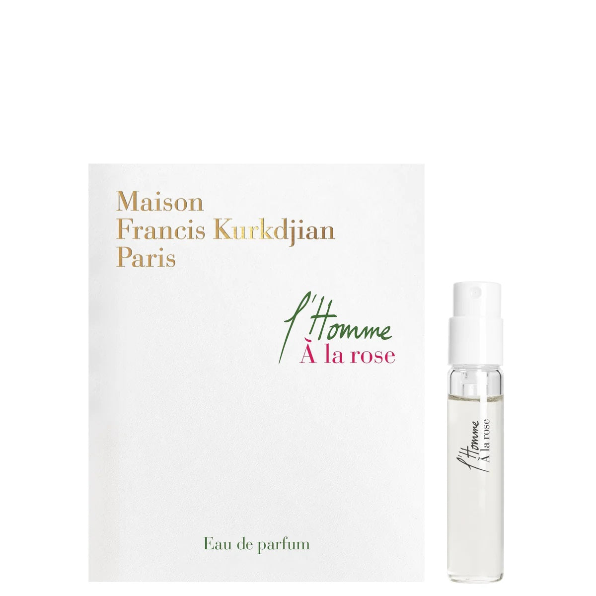 Maison Francis Kurkdjian L'Homme A la Rose 2 ml 0,06 fl oz official fragrance staaltjes