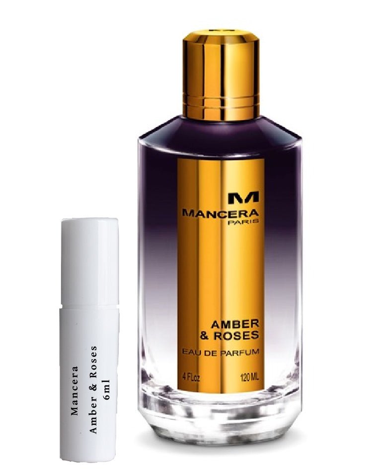 Mancera Amber & Roses staaltjes 6 ml