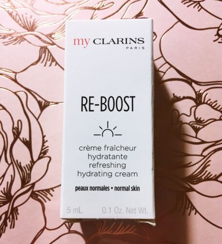 My Clarins Re-Boost refreshing hydrating cream Mini skincare staaltje 5 ml 0,1 oz. normal skin