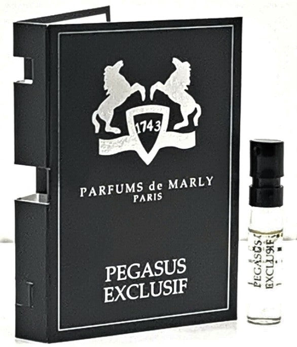 Parfums De Marly Pegasus Exclusif officieel parfummonster 1,5 ml 0,05 fl. oz Parfums De Marly Pegasus Exclusif officieel parfummonster 1,5 ml 0,05 fl. oz