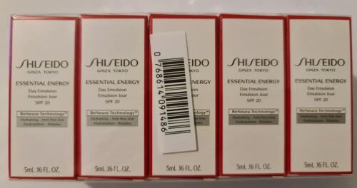Shiseido Essential Energy Day Cream SPF 20 Mini staaltje 5 ml 0,17 oz.