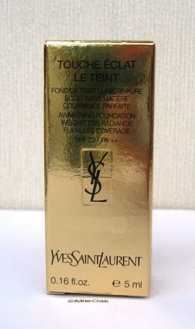 Yves Saint Laurent Touche Eclat Foundation 5 ml 0,16 fl oz skincare staaltje Shade BD 25 warm beige