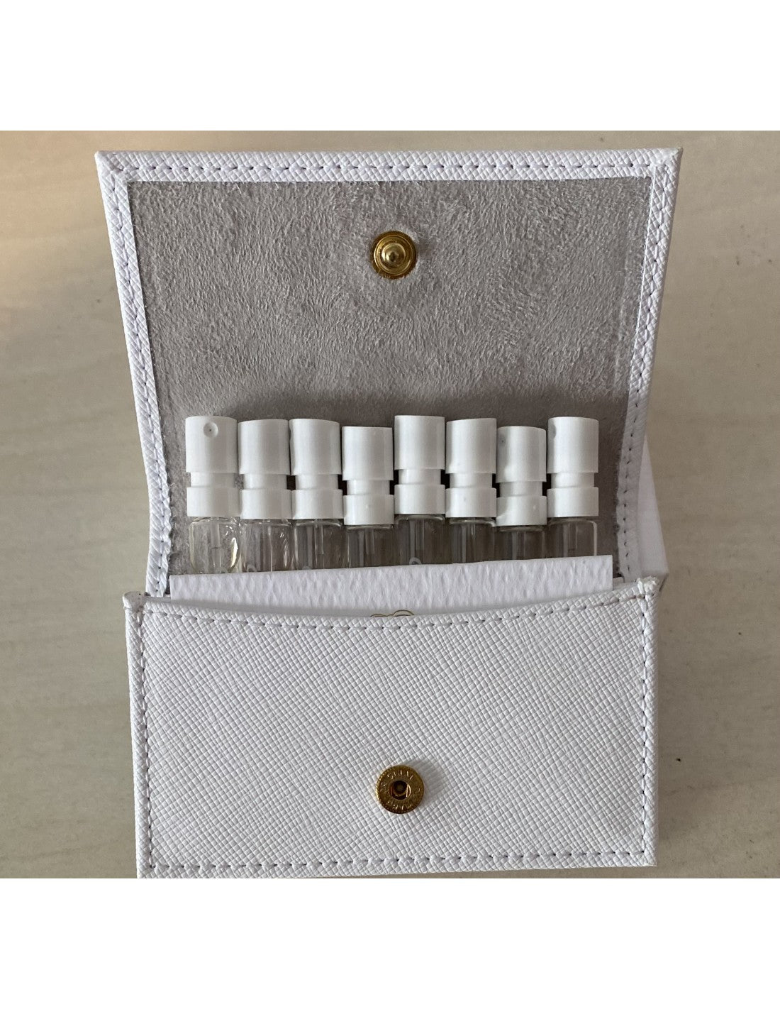 Creed officieel staaltje set with luxury leather case - female