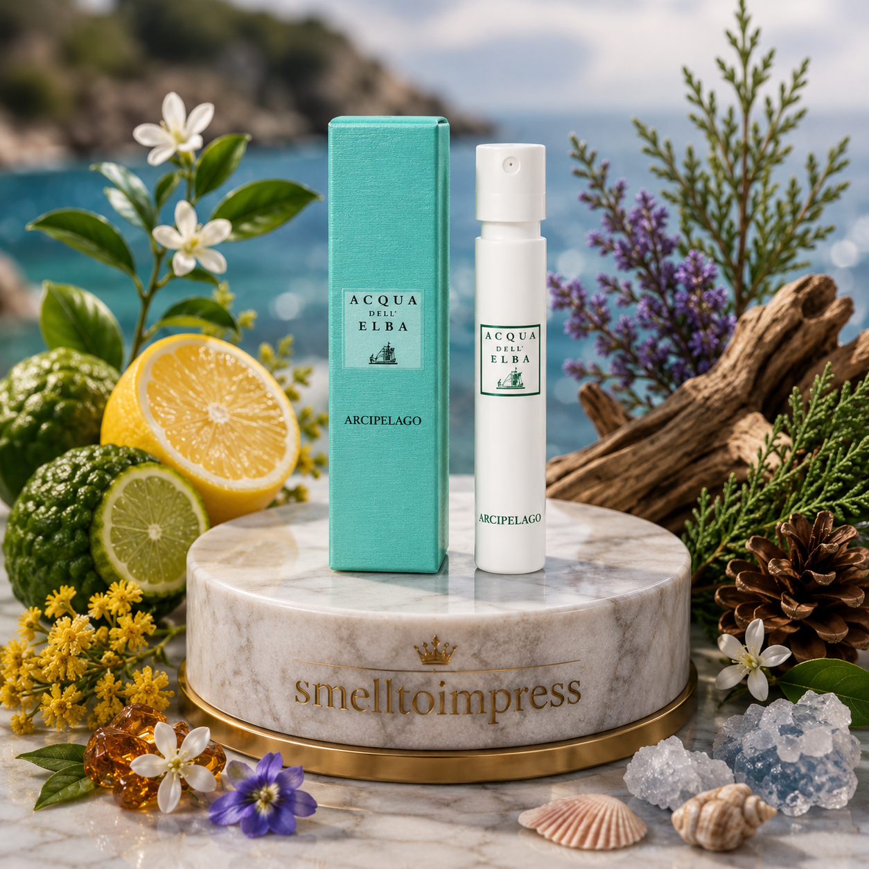 afbeelding van Acqua Dell' Elba Arcipelago officieel parfummonster 1,2 ml 0,04 fl. oz