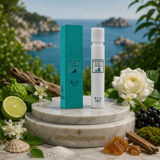 afbeelding van Acqua dell' Elba Blue Donna officieel parfummonster 1,2 ml 0,04 fl. oz