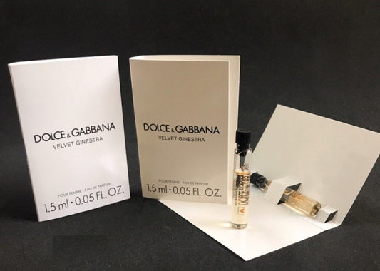 Dolce & Gabbana VELVET Ginestra 1.5ml 0.05 fl. oz. official perfume sample